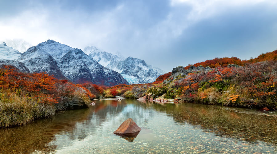 Paisaje otoñal de Yunnan